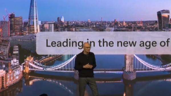 微软CEO纳德拉演讲：AI革命引发汇丰和麦肯锡等大企业抢占商业先机